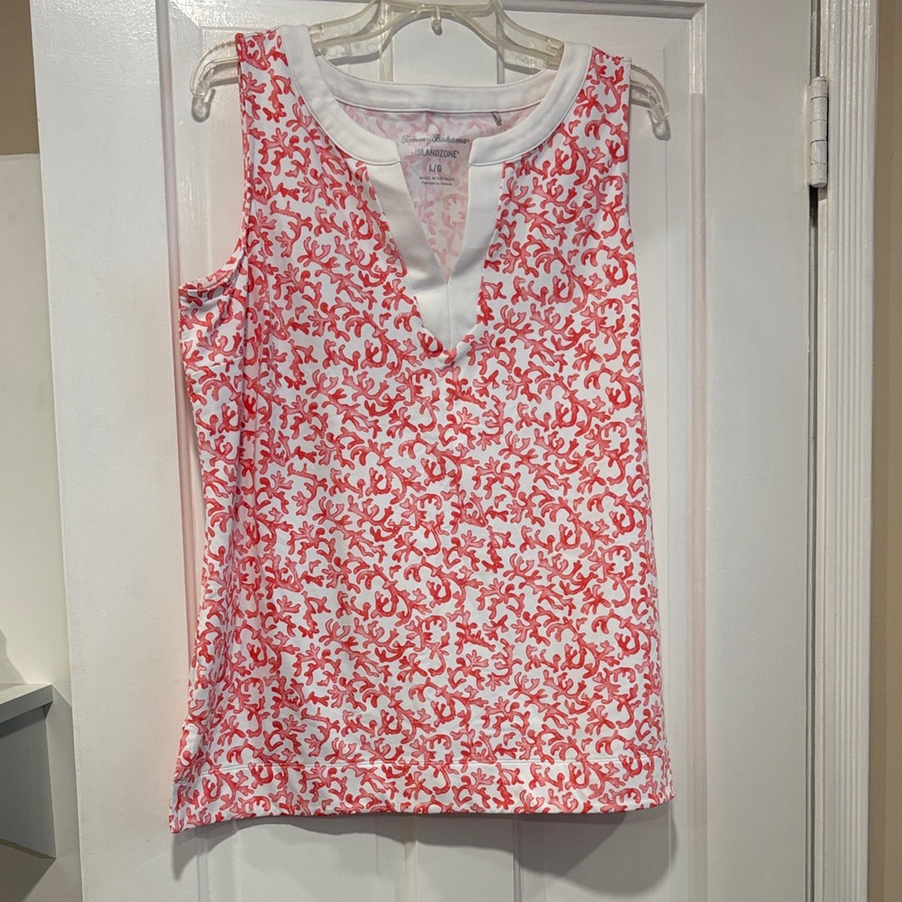 Tommy Bahama El Coral Zone Aubrey Women’s Top Island Zone L EUC